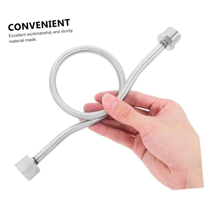 Stainless Steel Pressure Gauge Buffer Tubing Replaceable Bend Pipe 6mm Diameter - Image 3